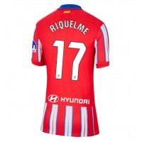 Camiseta Atletico Madrid Rodrigo Riquelme #17 Primera Equipación Replica 2024-25 para mujer mangas cortas